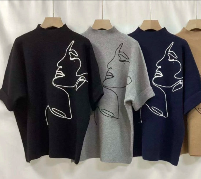 PORTRAIT KNIT - 10-16 - NAVY