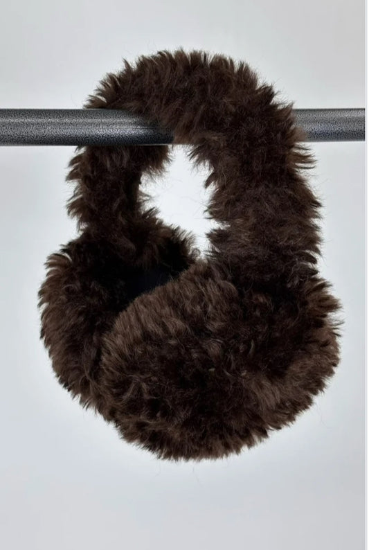 SHERPA EARMUFFS - CHOCOLATE