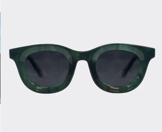 POLARIZED SUNGLASSES - GREEN - GREY LENS