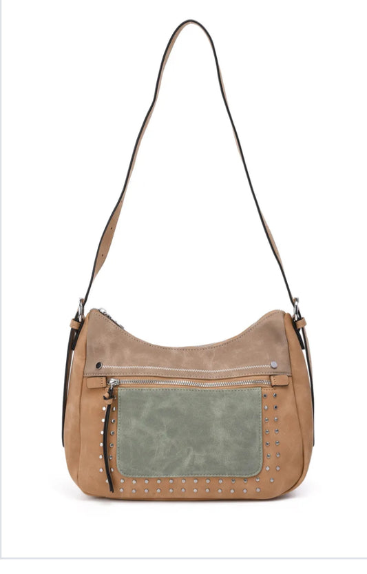 LARGE STUD CROSSBODY