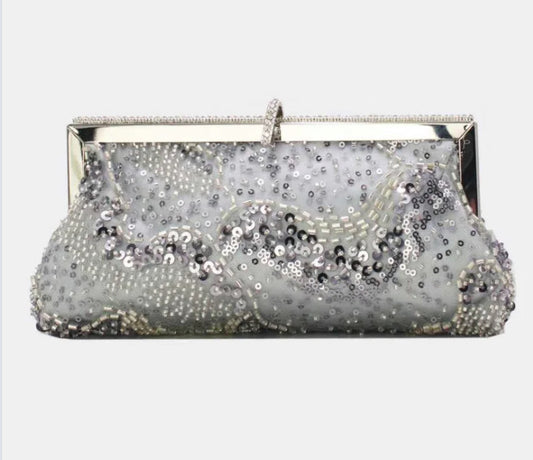 BEADED SEQUIN OCCASION BAG