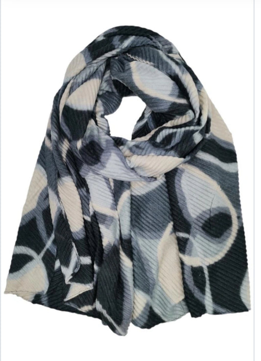 ACCORDION PLEAT SCARF