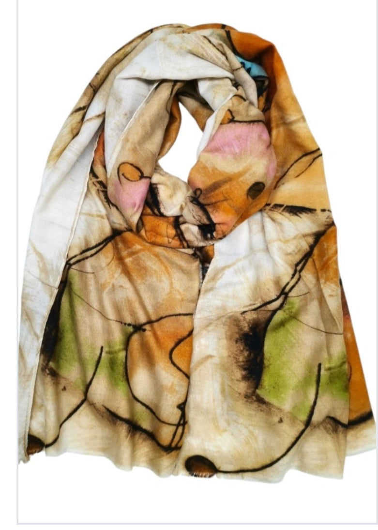ABSTRACT LIGHT SCARF