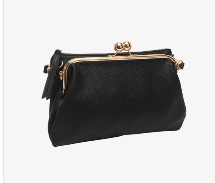 CLASP CROSSBODY - BLACK