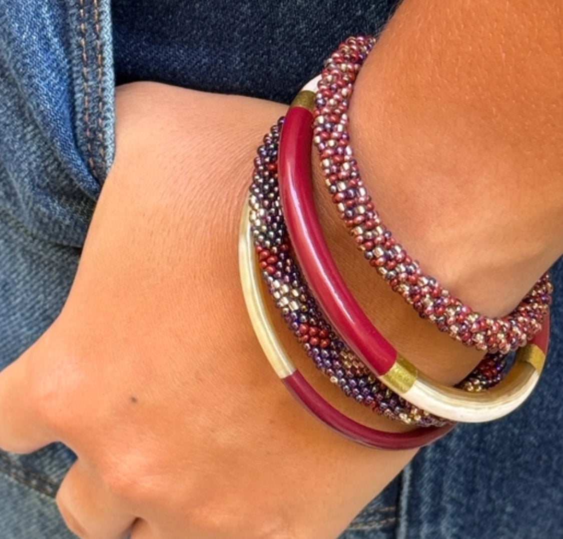 KIZO NEPALESE BEAD BRACELET