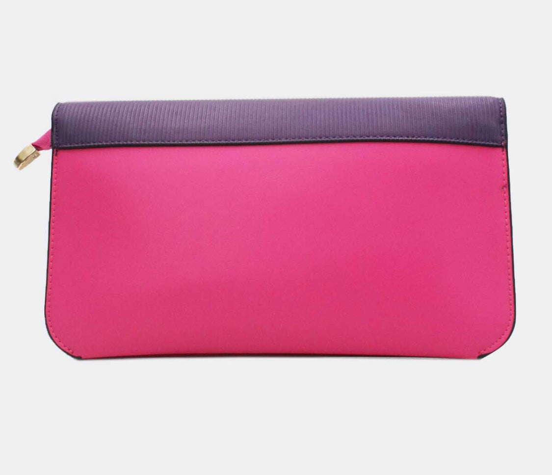 OCCASION CLUTCH - FUSCHIA & PURPLE