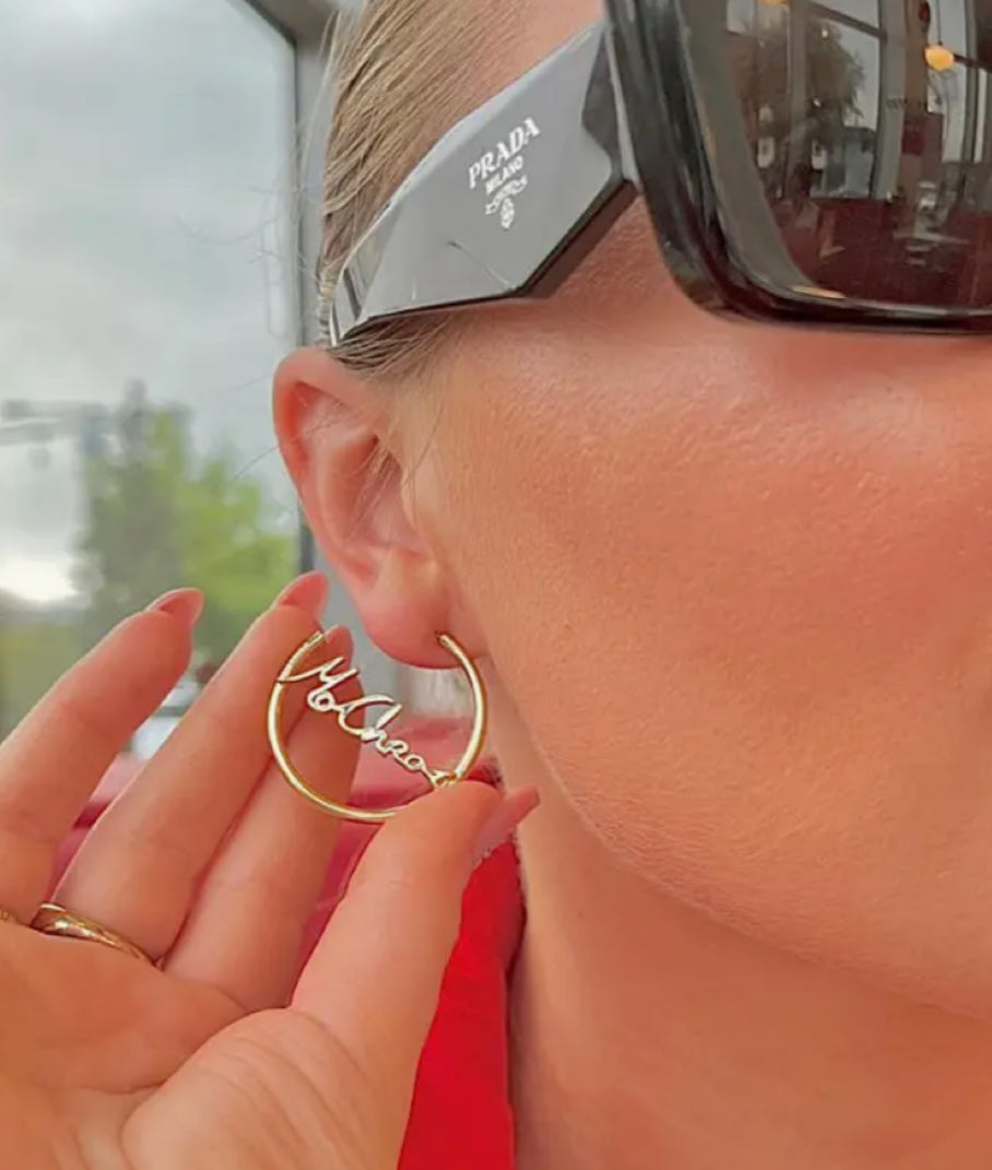 MO CHROI HOOP EARRINGS - GOLD PLATED