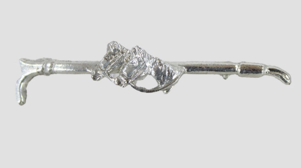 GIFT BOXED HORSE HEAD PIN BROOCH