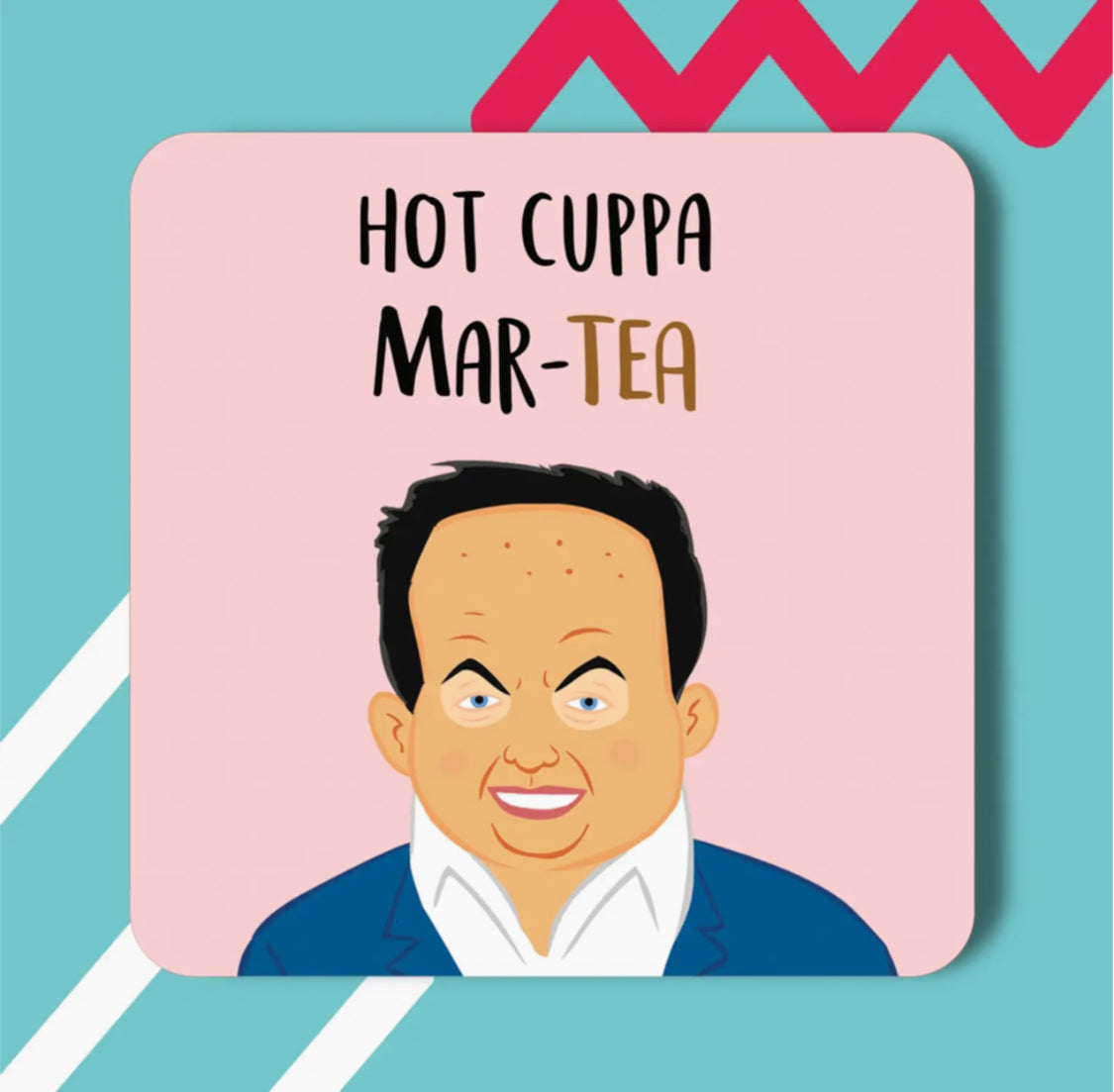 HOT CUPPA MAR-TEA COASTER
