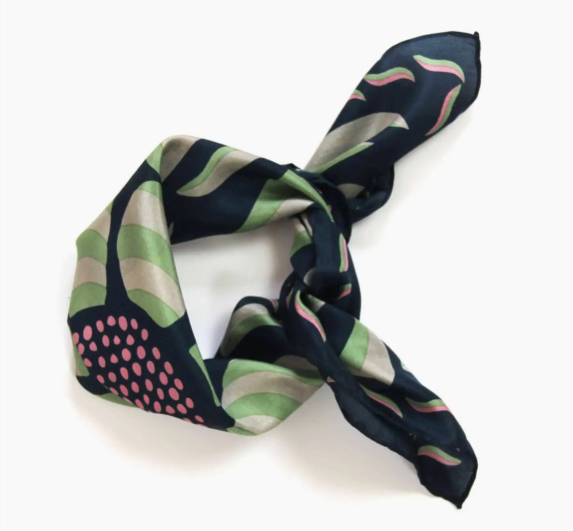 SILK SQUARE SCARF