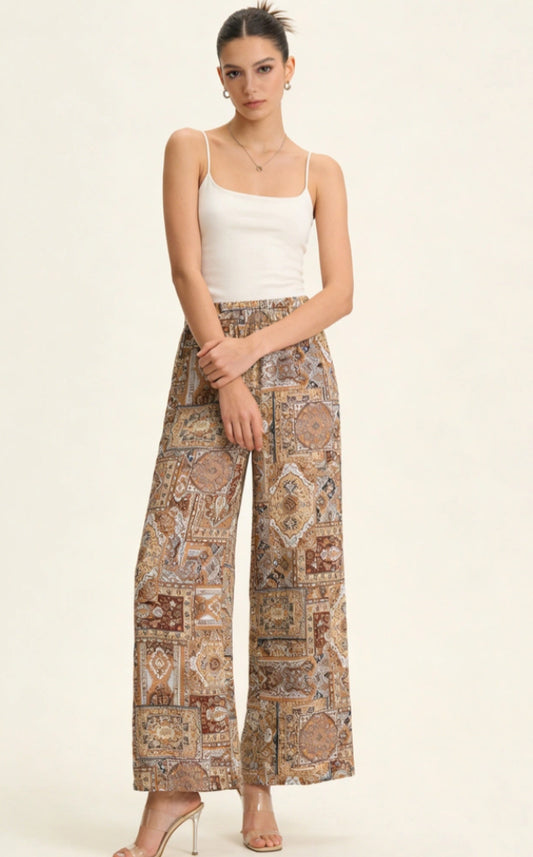 PRINT PALAZZO - 10-16