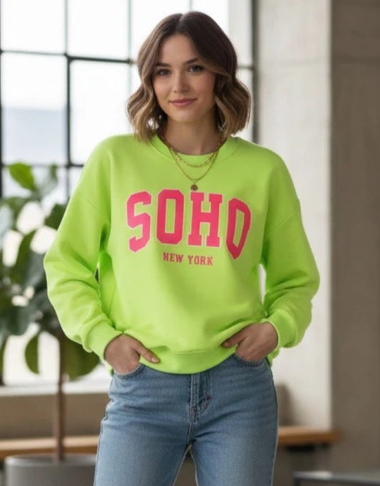 COTTON BLEND SOHO SWEATSHIRT- 10-16