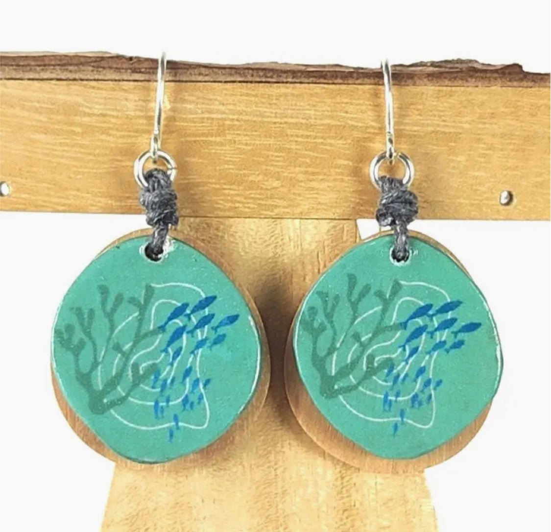 DECOUPAGE EARRINGS