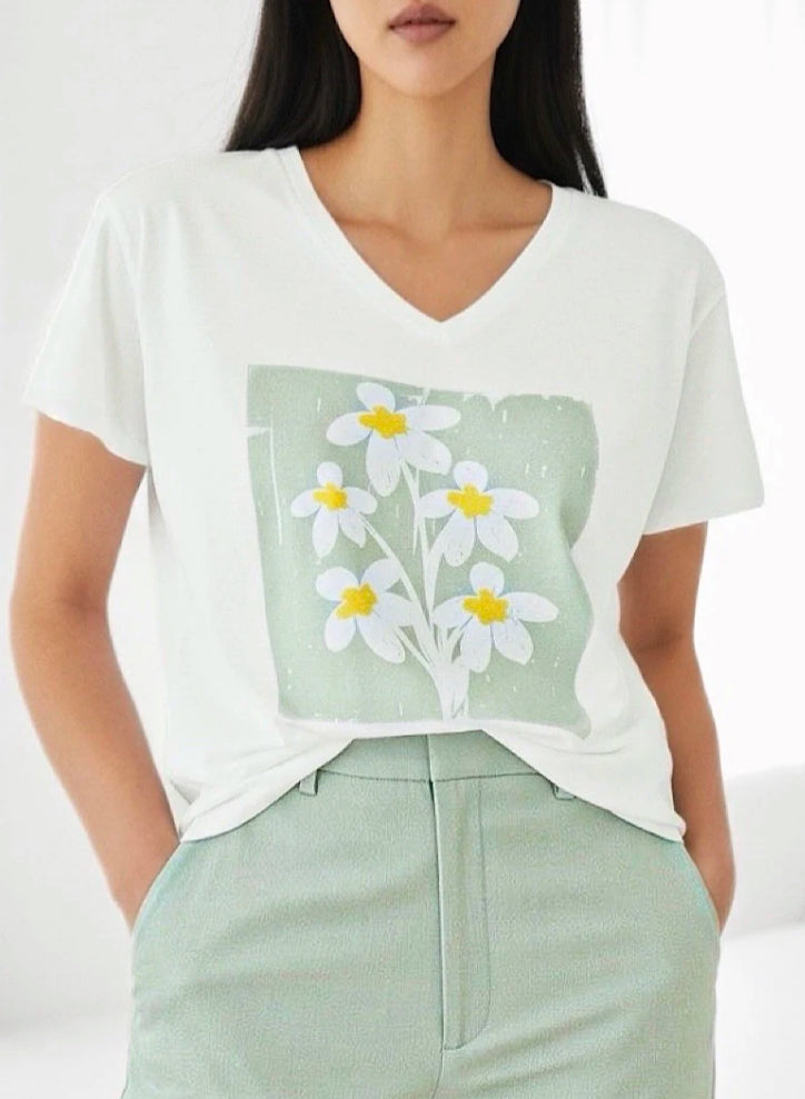 COTTON GRAPHIC TEE - 10-16