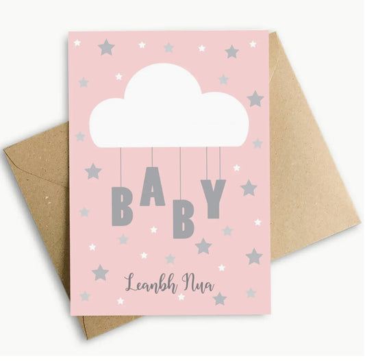 LEANBH NUA BABY GIRL CARD