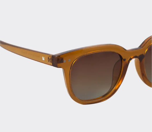 POLARIZED SUNGLASSES- CAMEL - BROWN LENS