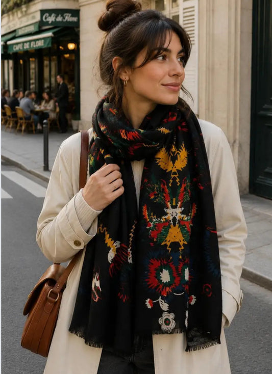FLORAL PRINT SCARF