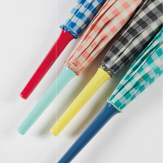 GINGHAM LONG UMBRELLA
