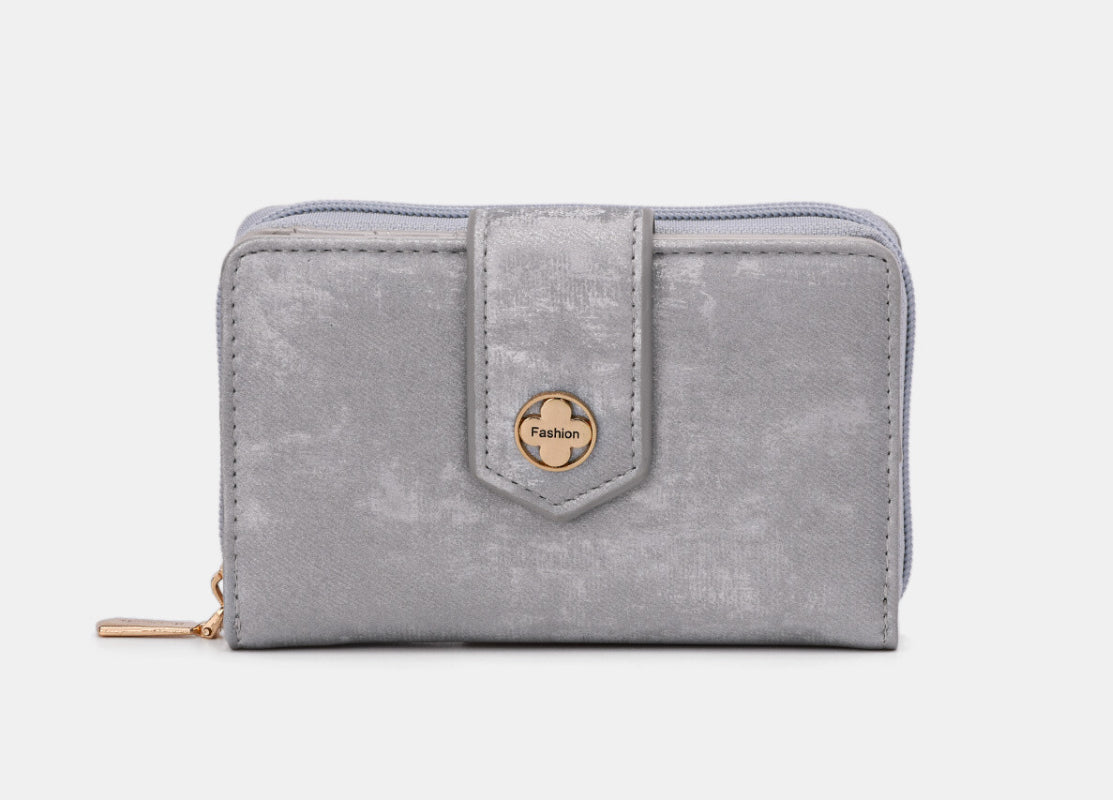 PETAL WALLET - GREY