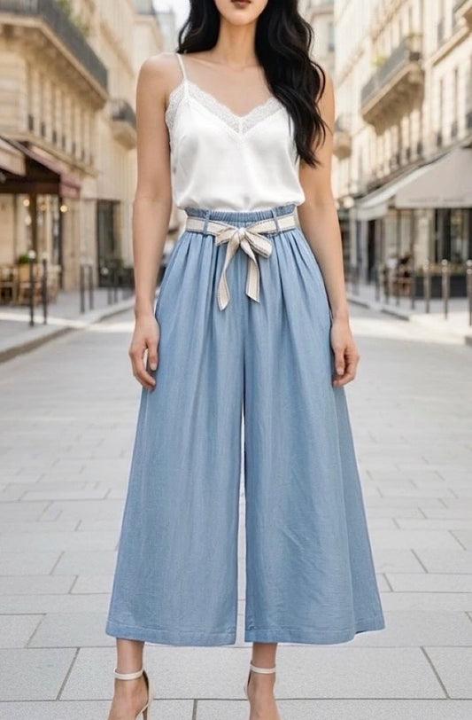 LYOCELL WIDE LEG - 10-16