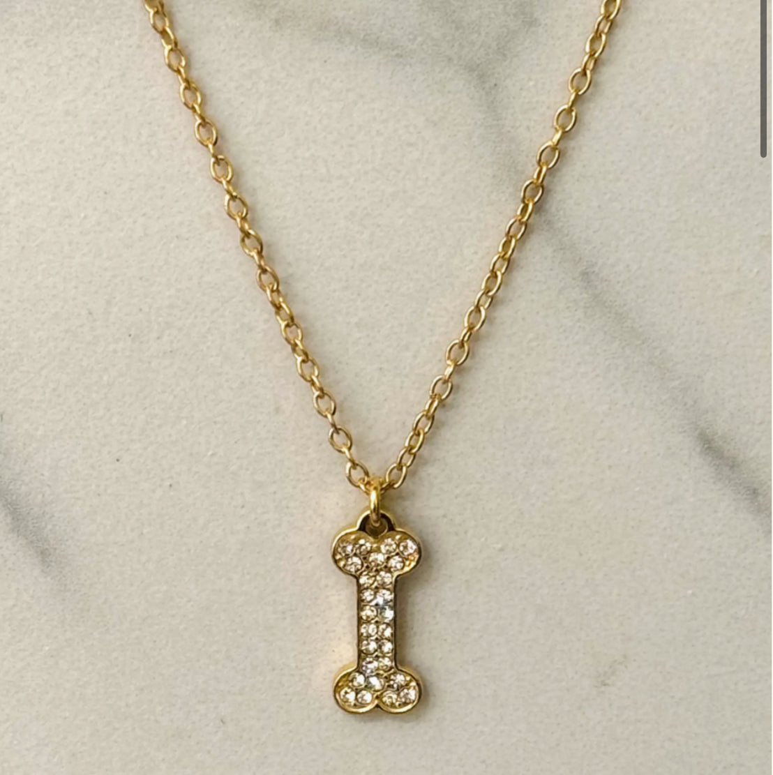 STAINLESS STEEL CUBIC ZIRCONIA BONE