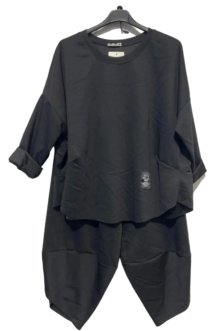 CASUAL CO-ORD - 10-16 - BLACK