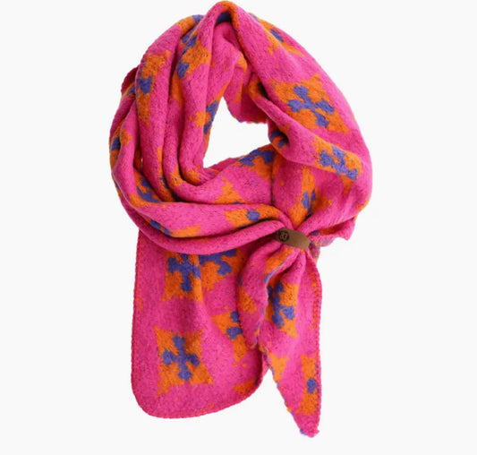 COTTON BLEND WRAP SCARF