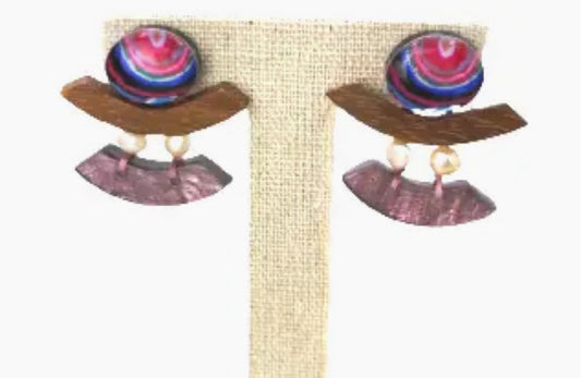 DECOUPAGE EARRINGS