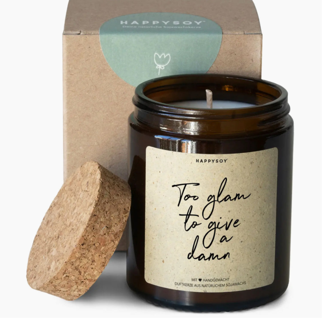 HAPPY SOY TOO GLAM TO GIVE A DAMN CANDLE