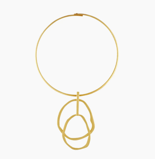 DNSK SHORT STATEMENT NECKLACE