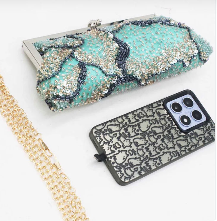 BEADED SEQUIN OCCASION BAG