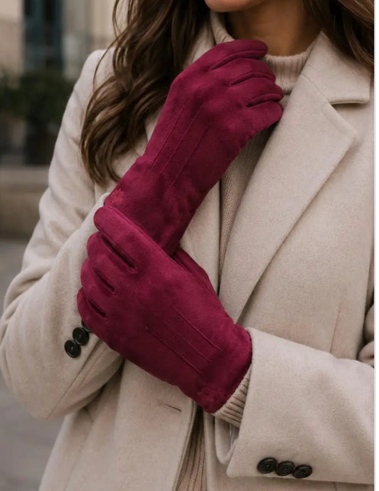 VELOUR GLOVES