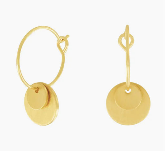 DNSK DOT HOOK EARRINGS