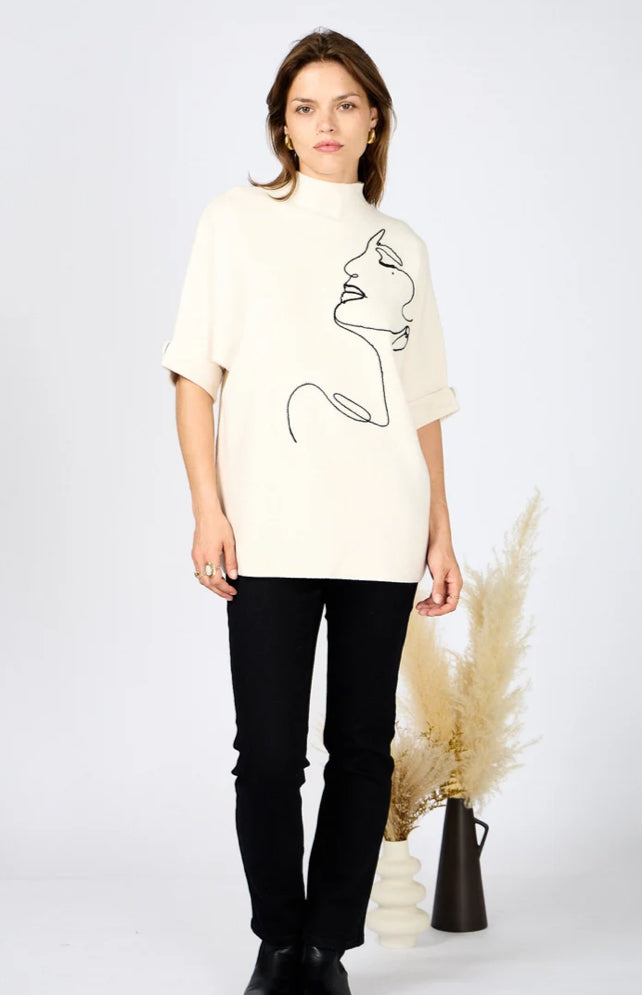 PORTRAIT KNIT - 10-16 - CREAM