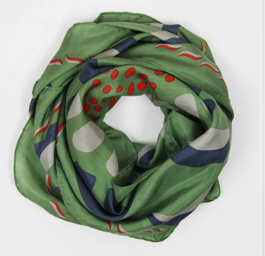 SILK SQUARE SCARF