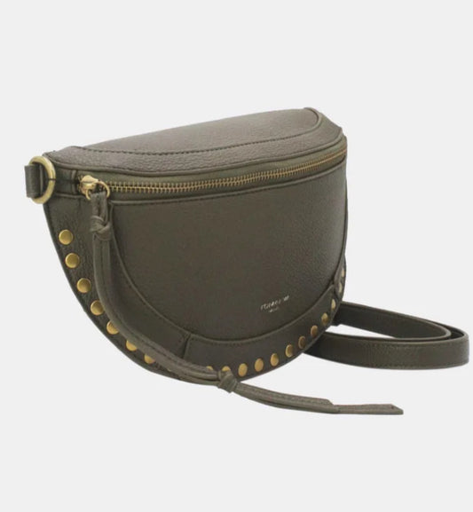 STUDDED CROSSBODY - KHAKI