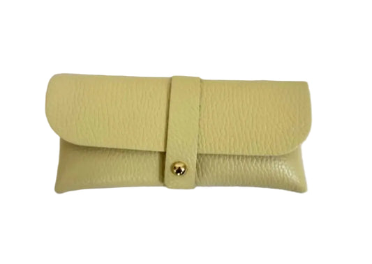 LEATHER GLASSES CASE - BUTTERCUP YELLOW