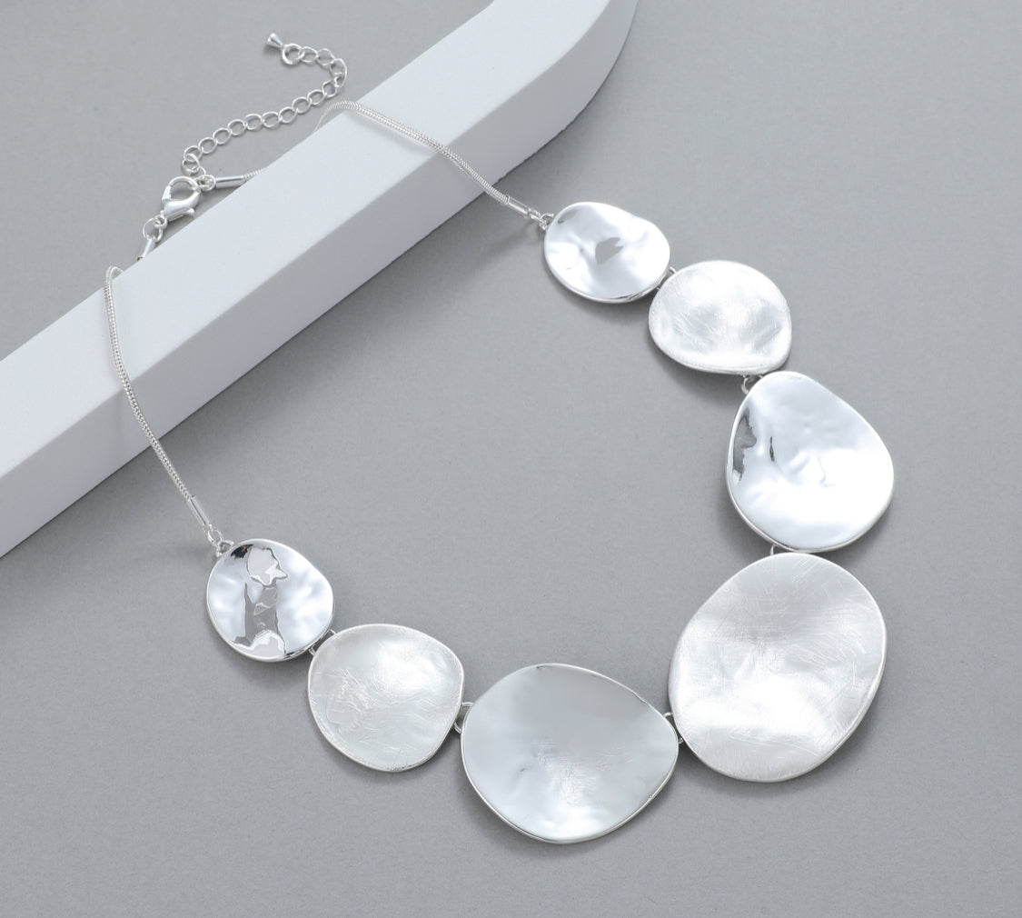 MATT DISC NECKLACE