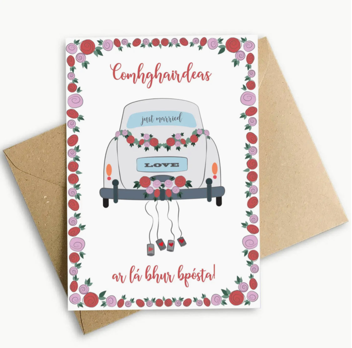 IRISH MADE & DESIGNED GREETING CARD- WEDDING