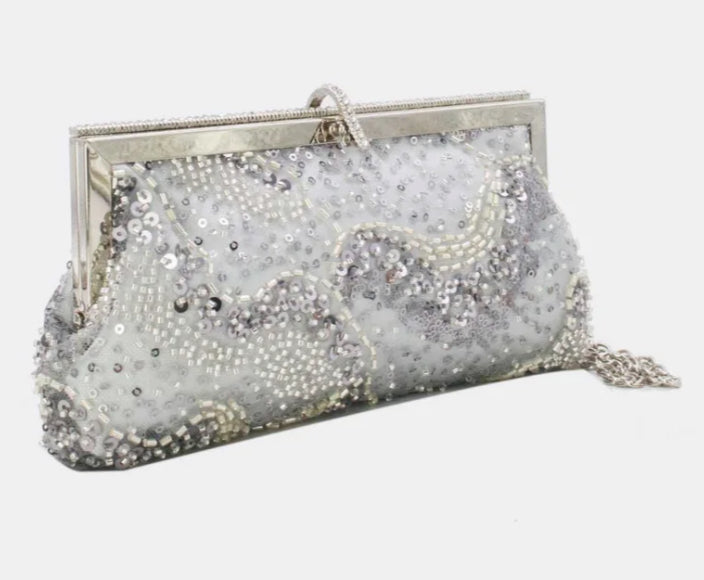 BEADED SEQUIN OCCASION BAG