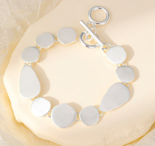 MATT SHAPES BRACELET - SILVER