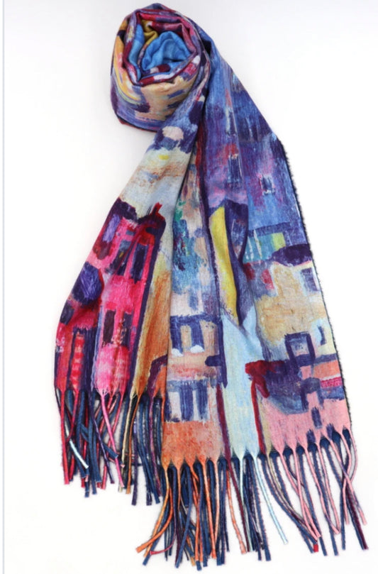 WOOL BLEND SCARF
