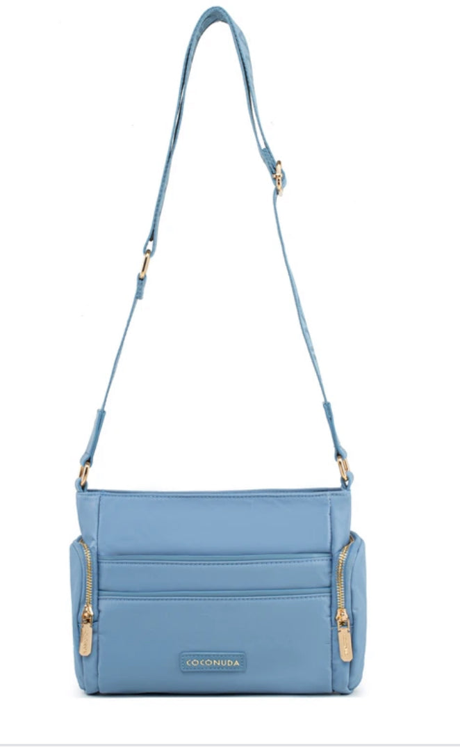 NYLON CROSSBODY - BLUE