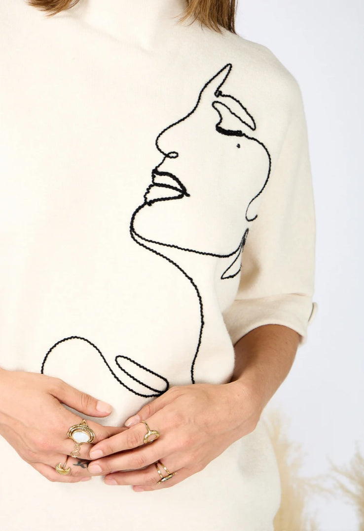 PORTRAIT KNIT - 10-16 - CREAM