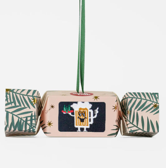 MEN’S HERE FOR THE BEER CRACKER SOCKS