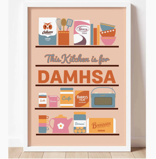 THIS KITCHEN IS FOR DAMHSA - A4 WHITE FRAME