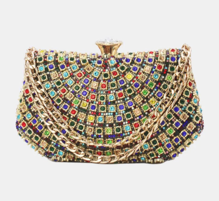 RHINESTONE EVENING CLUTCH