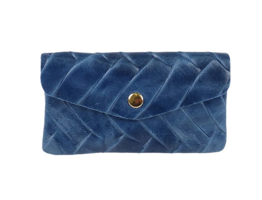 LARGE EMBOSSED LEATHER WALLET