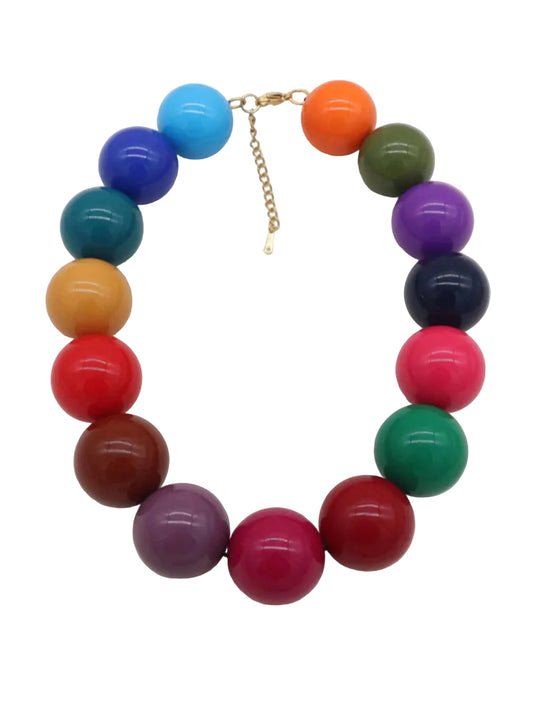 RESIN BEAD NECKLACE