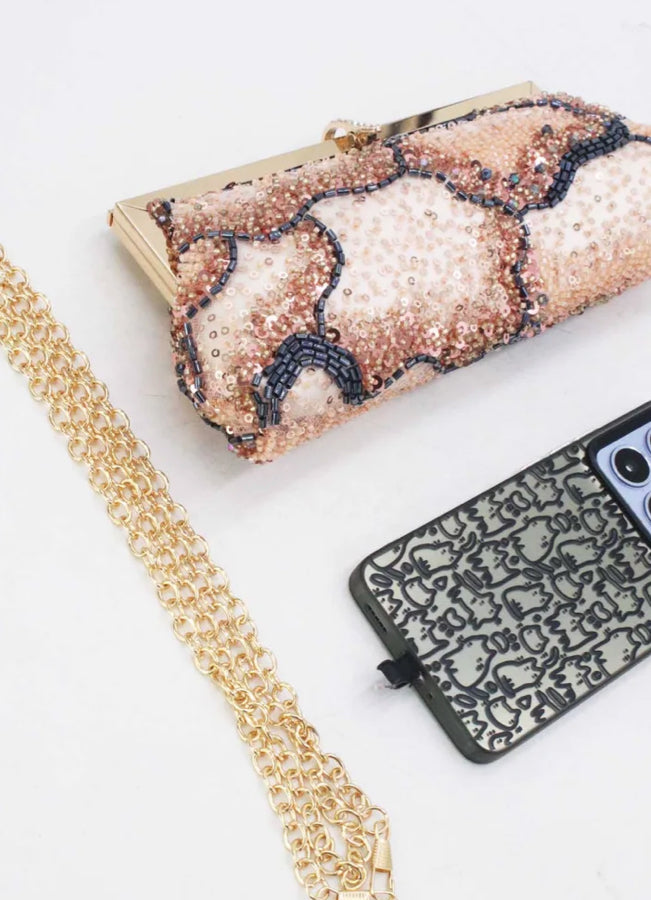 BEADED SEQUIN OCCASION BAG